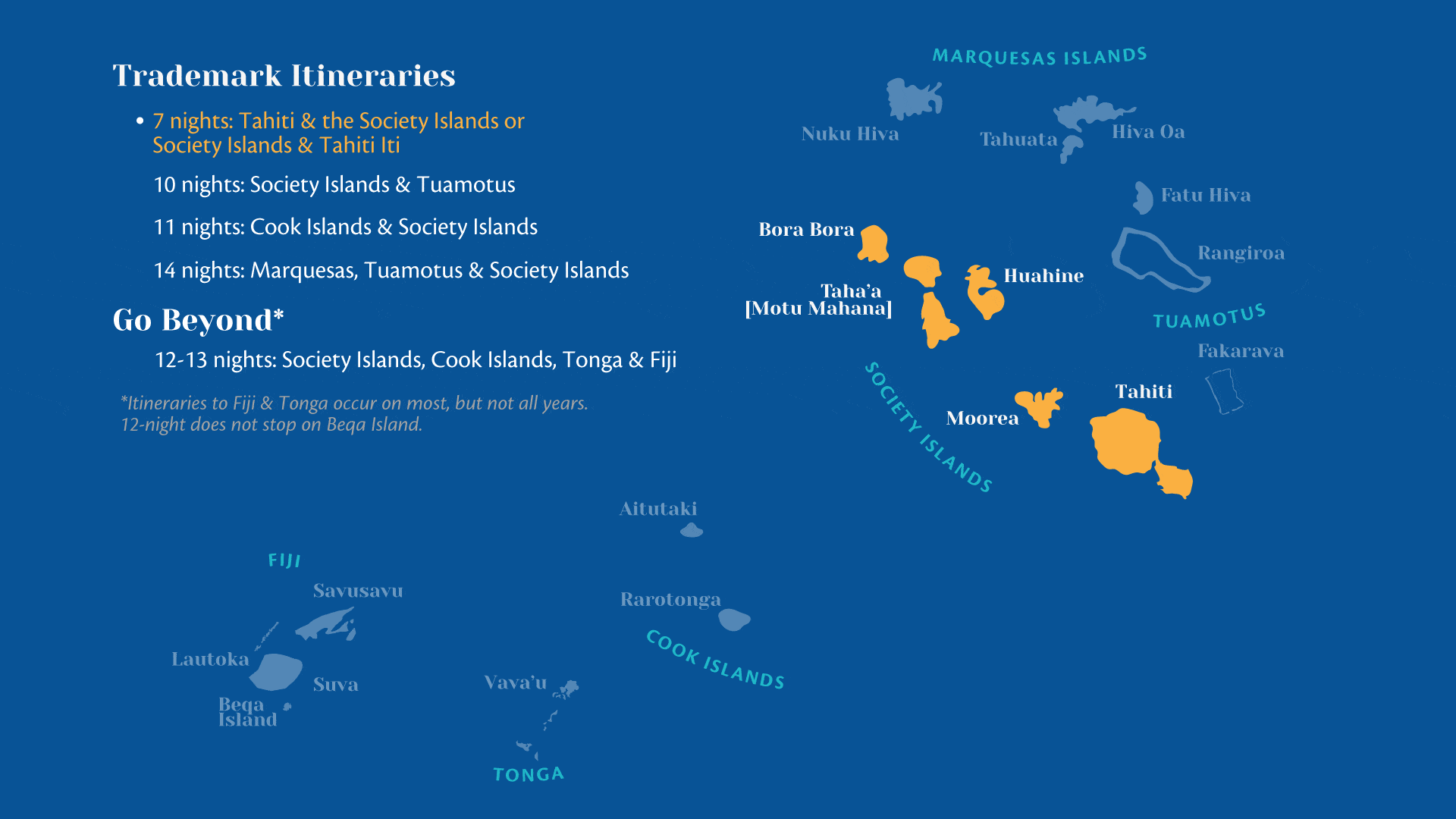 tahiti cruises map